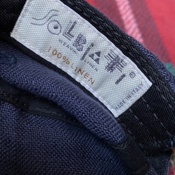 Supreme 100% Linen 5 panel Camp Hat Made In Italy Navy Blue 2021 - Picture 8 of 8